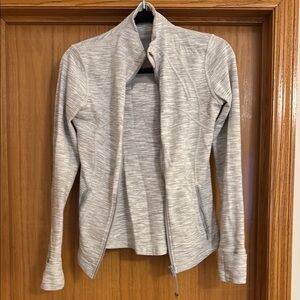 Lululemon Gray Zip-Up Jacket